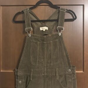 Madewell corduroy overall